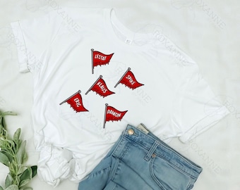 Vampire Red Flag Tshirt PNG | Digital Download | Sublimation| Instant Download | Buffy | True Blood | TVD | Bad Boys | Digital File