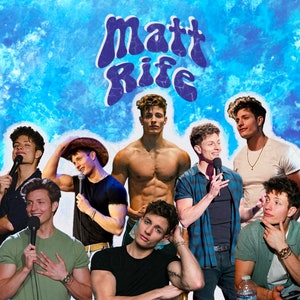 Matt Rife 20oz Tumbler Wrap | PNG | Digital Download | Sublimation | Instant Download | Comedian | TikTok Comic| Digital File | Gift for Her