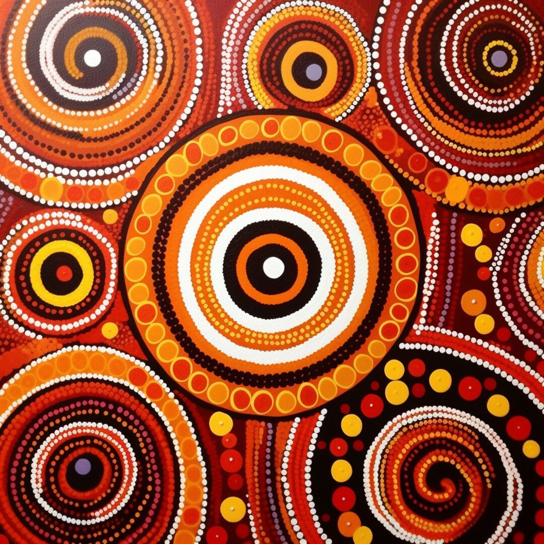 Aboriginal Art Print, Australian Aboriginal Art, Aboriginal Art Print, Indigenous Art