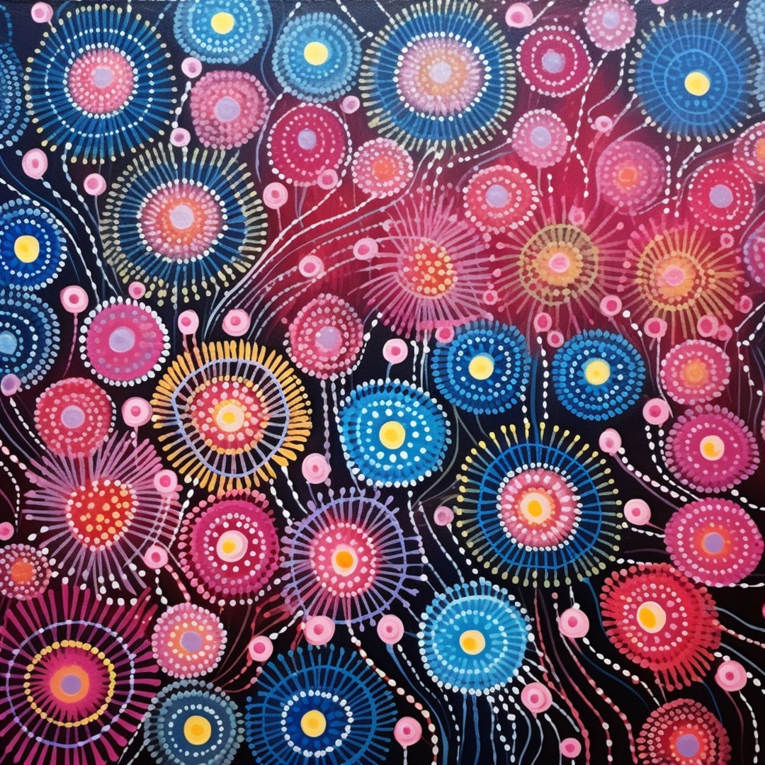 Aboriginal Art Print Australian Aboriginal Art Aboriginal Etsy