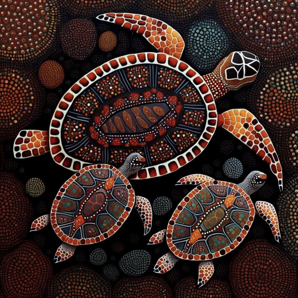 Sea Turtle Resin & Dot Art – Jgrondz Dot Art