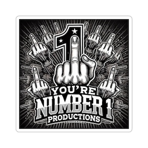You're No 1 Produktionen Gaming War Thunder Produkteinführungs-Edition Geschenkaufkleber, neue Anhänger Abonnenten XBox Playstation, Kiss-Cut-Aufkleber