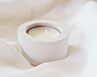 Candlestick - cement candle holder "Meraki"