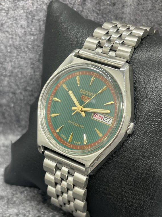 Vintage Refurbished Seiko 5 Automatic Day/date Japan Men's