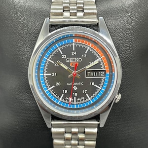 Vintage Refurbished Seiko 5 Automatic Day/Date Japan Men's Wrist Watch