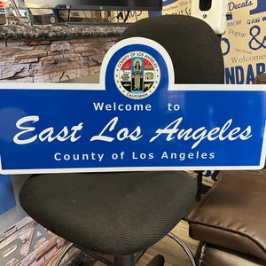 カリフォルニア州 EAST看板 East Los Angeles Sign - Etsy