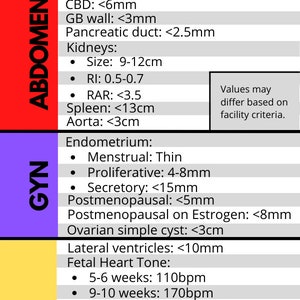 Ultrasound Values Badge Buddy abd&ob/gyn - Etsy
