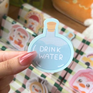Drink Water Sticker