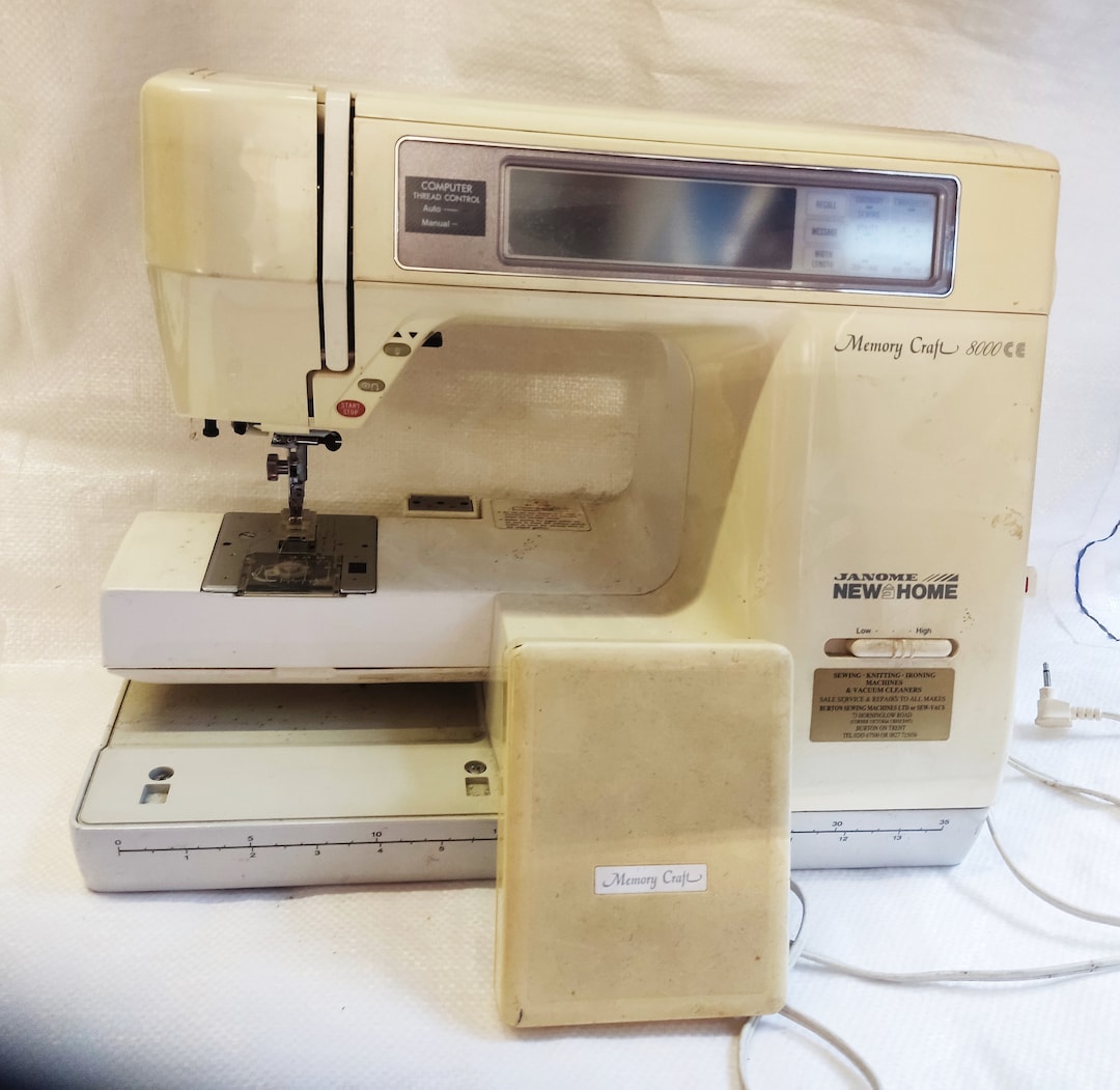 New Home by Janome Memory Craft 8000 Digital Sewing Machine Etsy