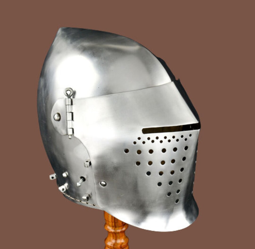 Full Visor Battle Helmet Best for SCA Reenactment Etsy