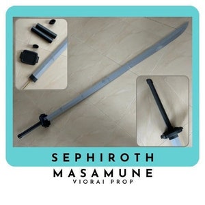 SEPHIROTH MASAMUNE katana / sword raw 3d printed kit - Final Fantasy VII