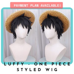 LUFFY WIG - One Piece - Custom Styled Wig, Anime Cosplay Wig