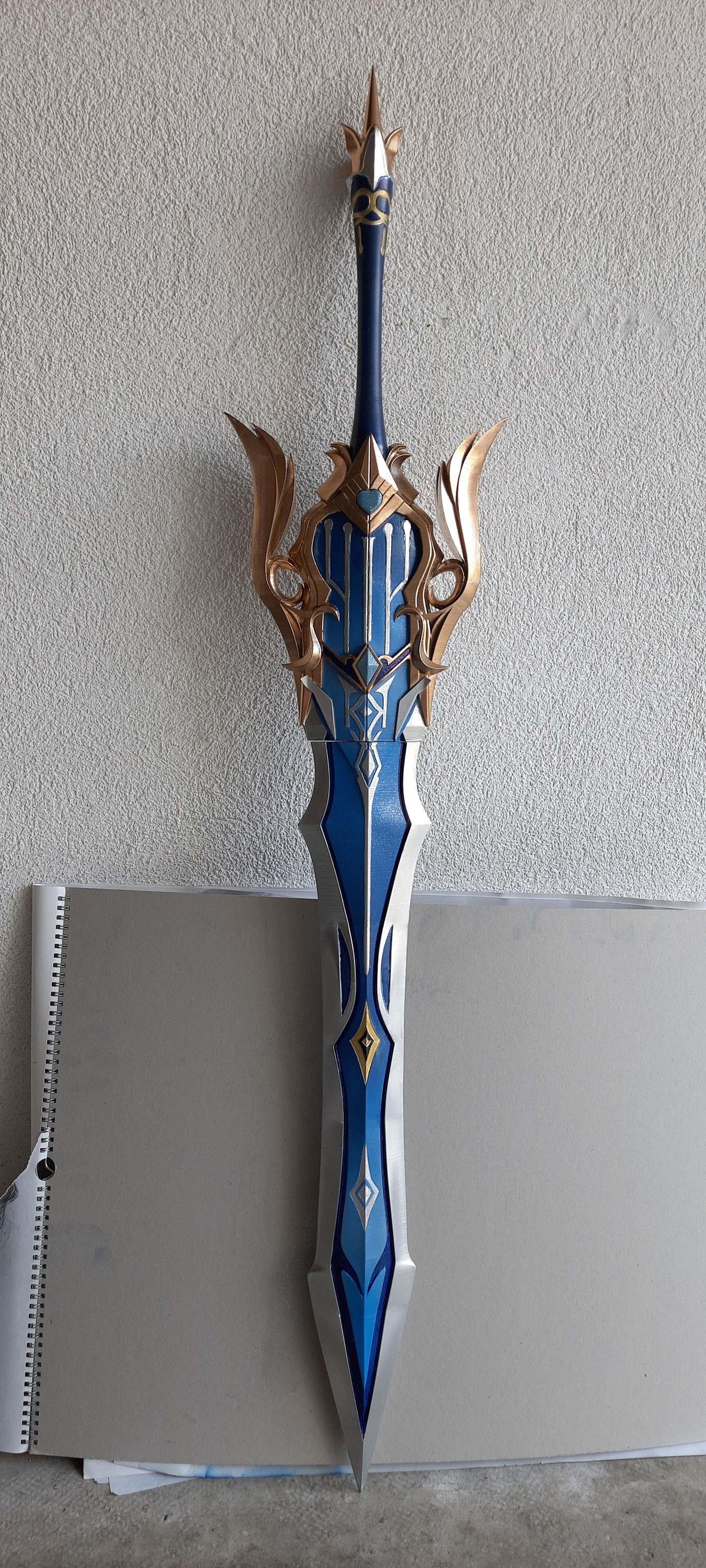 Song of Broken Pines 3d Printed KIT Genshin Imapct Eula Sword ...