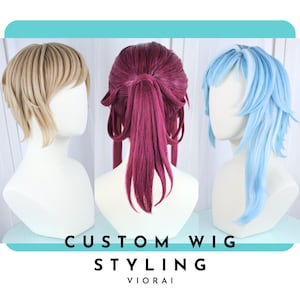 WIG STYLING COMMISSION - custom cosplay wig styling
