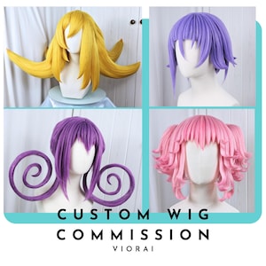 WIG STYLING COMMISSION - custom cosplay wig styling