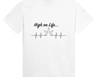 T-shirt girocollo unisex pesante High on Life