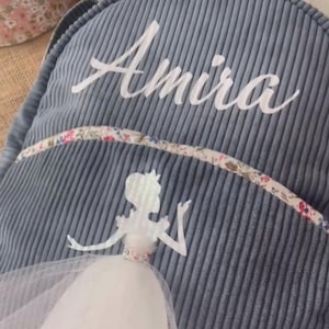 Sac à dos maternelle princesse personnalisé