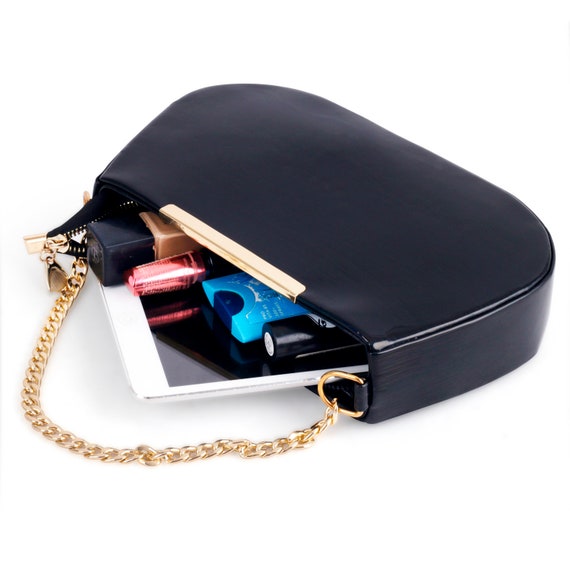 Black Holographic Sling Bag for Women