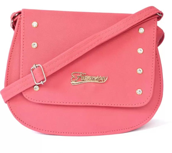 Pink sling bag hotsell
