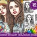 20 Printable Young Women Adult Coloring Pages Fashion, Beauty and Art ...