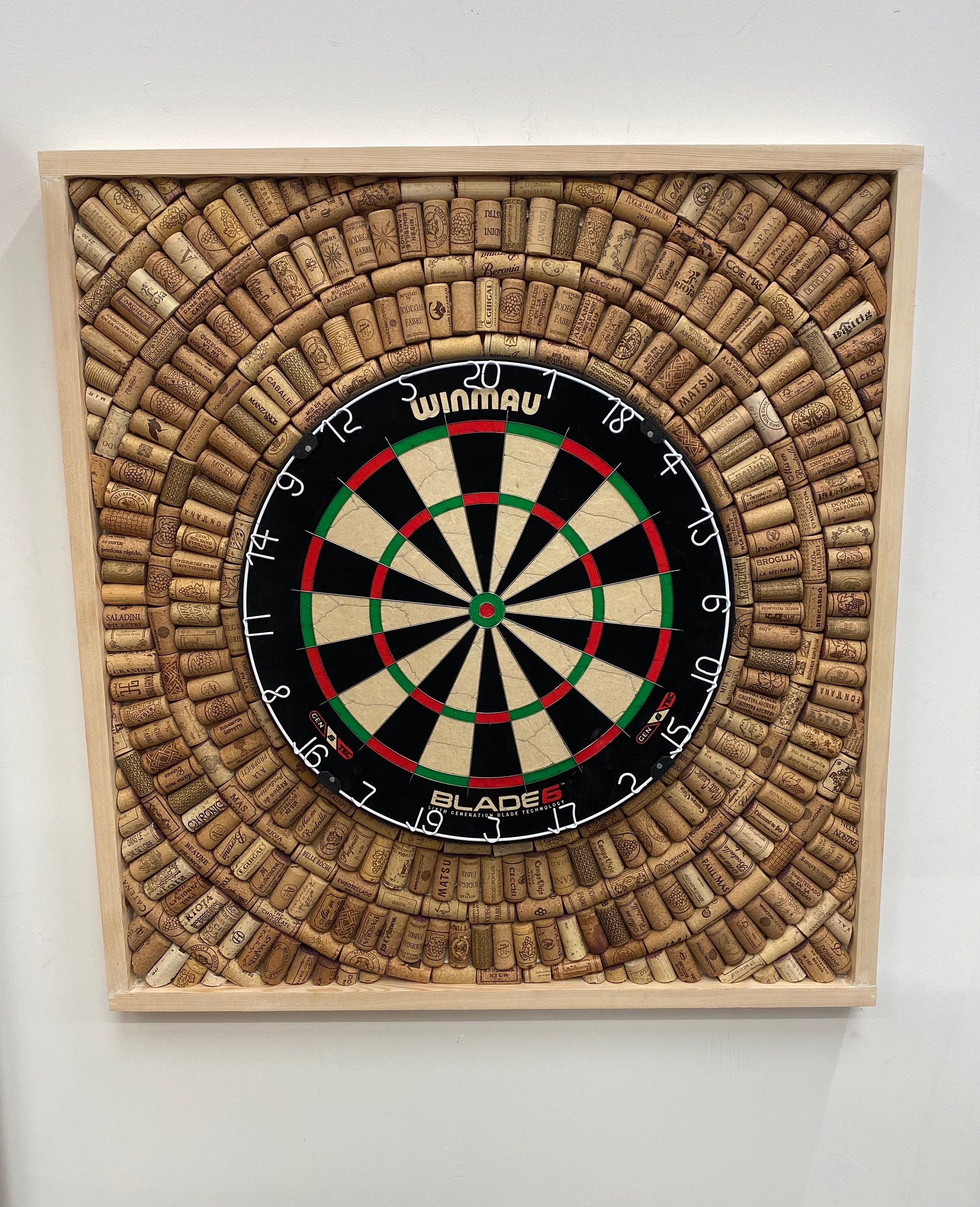 Protezione Da Parete Per Freccette In Feltro, 6 Pezzi 30x30 Cm, Autoadesiva, Per Bersaglio Standard - 5