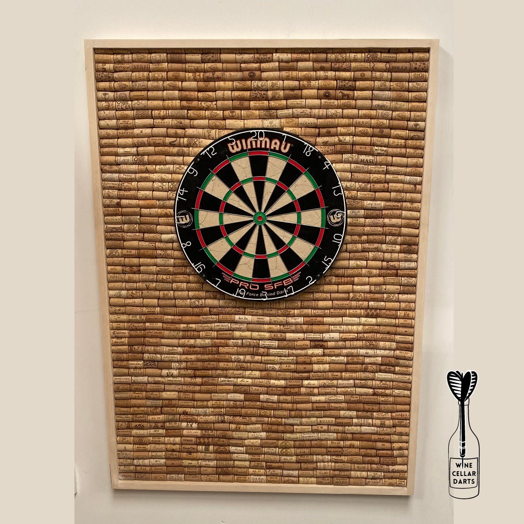 Large Handmade Bespoke Cork Dart Board Backer 48 X Etsy