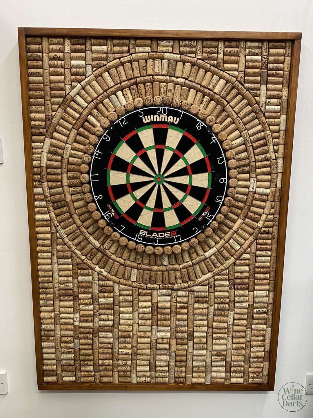Large Handmade Bespoke Cork Dart Board Backer 48 X 34 Etsy UK