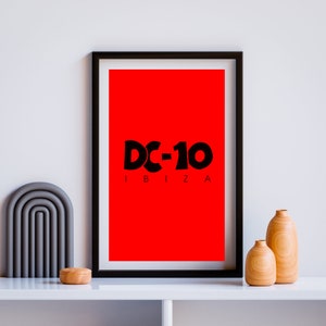DC10 IBIZA Wall Print