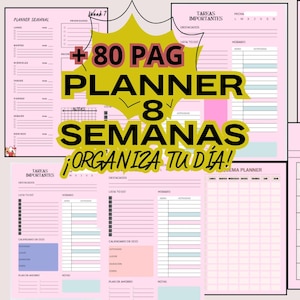 PLANNER DAILY and WEEKLY digital planner pdf