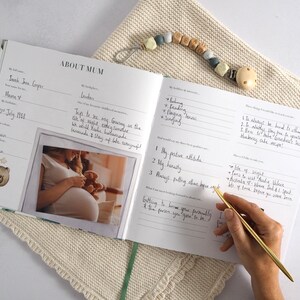 Baby Journal from Birth by Bibi & Beau