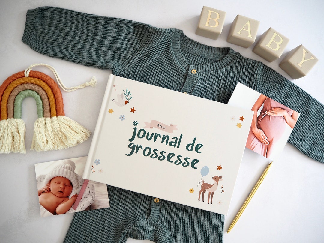 Page De Garde Grossesse Journal De Grossesse à Offrir Livre Grossesse De Luxe Pour Futures