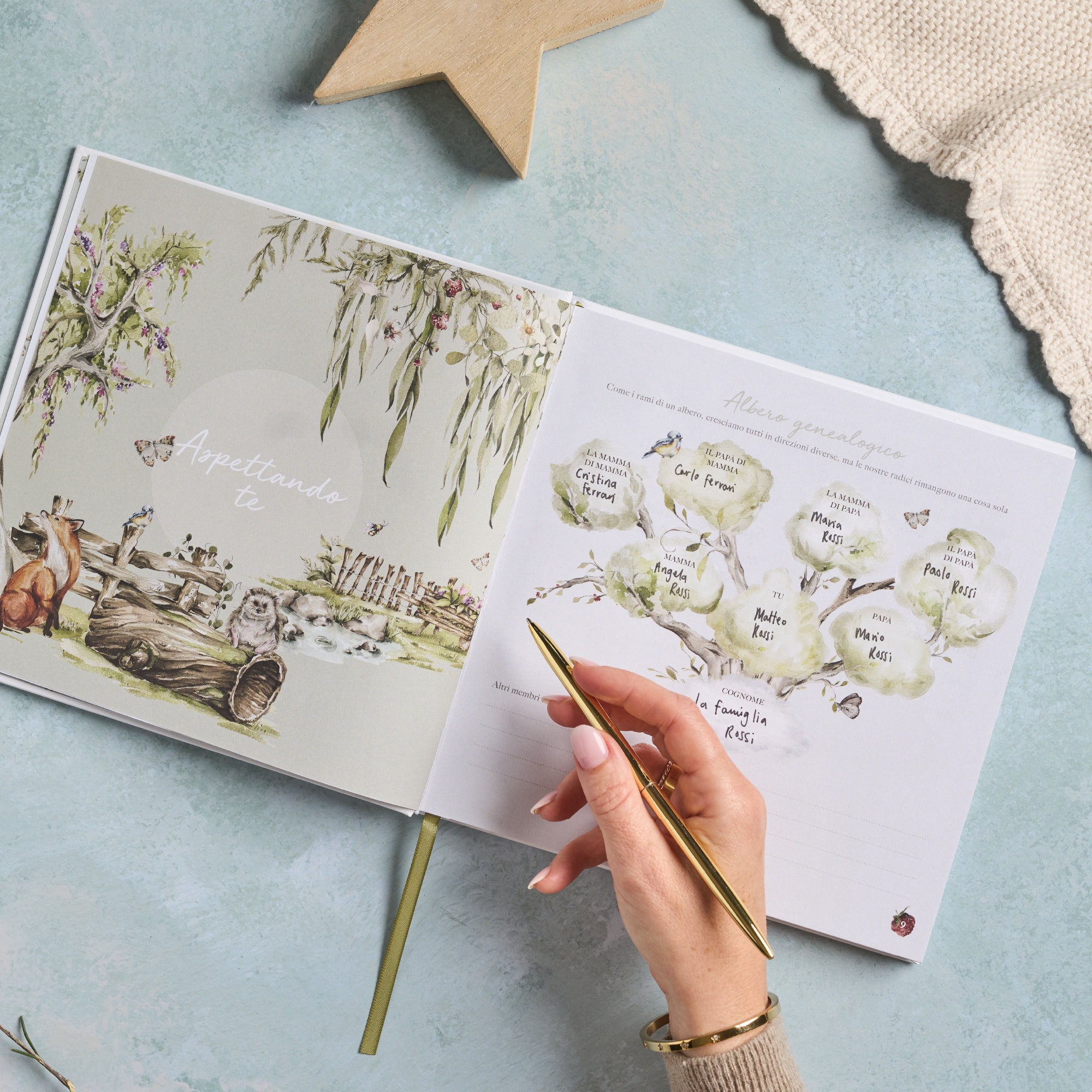 Album Nascita Bambino 132 Pagine - Diario Neonato Per Foto E Ricordi - Foto 12