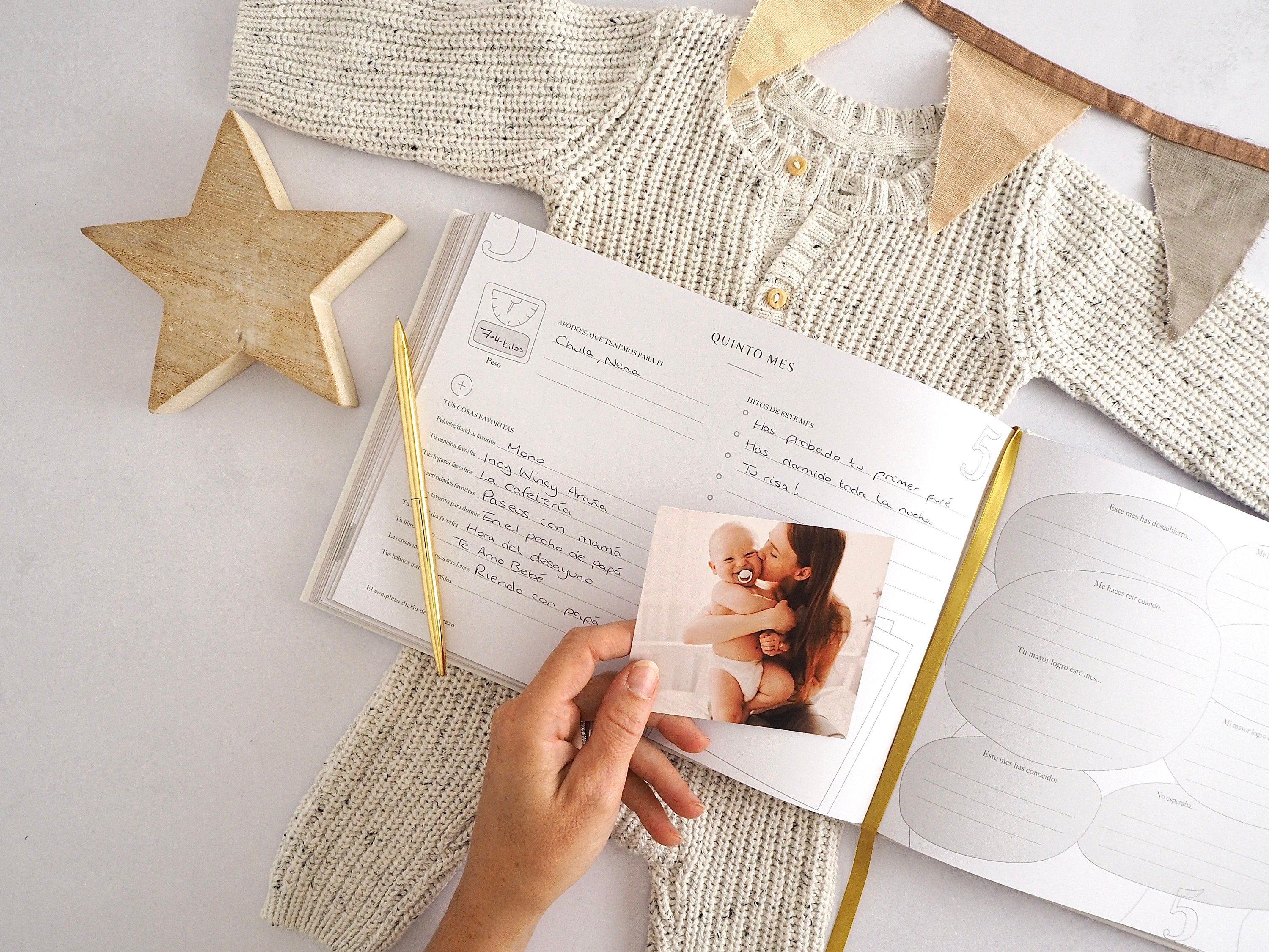 Organizador Y Diario de Embarazo para Regalo – Lujoso Libro de Embarazo  para Futuras Mamás – Incluye Agenda de Embarazo, Álbum de Recortes, Lista  de Comprobación, Organizador y Libro de Recuerdos 
