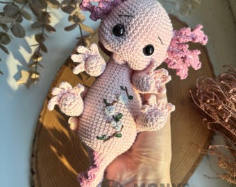 Schema uncinetto Axolotl (ENG, GER)