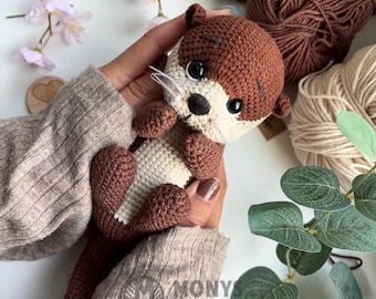 Otter crochet pattern ENG, GER, FR