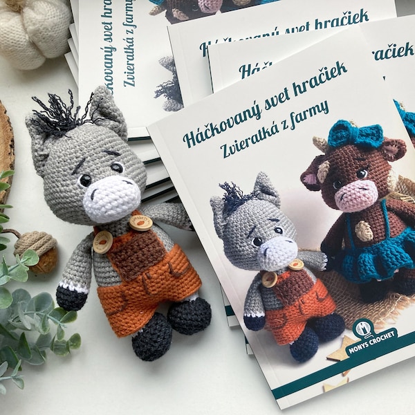 Le monde des jouets au crochet, Animaux de la ferme - Ebook de patrons Amigurumi