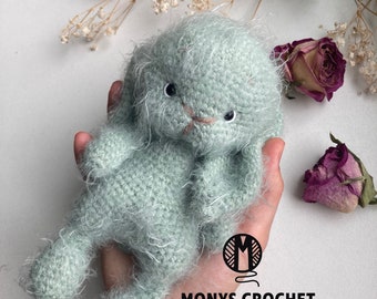 Niko the bunny, crochet pdf pattern in English