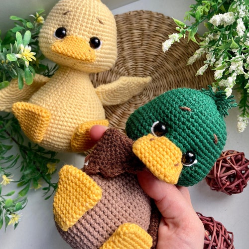 Crochet Pattern Duckling Amigurumi ENG FR PT Rus Etsy