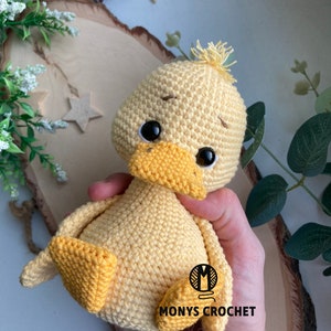 Crochet pattern Duckling, amigurumi ENG, FR, PT, Rus image 2