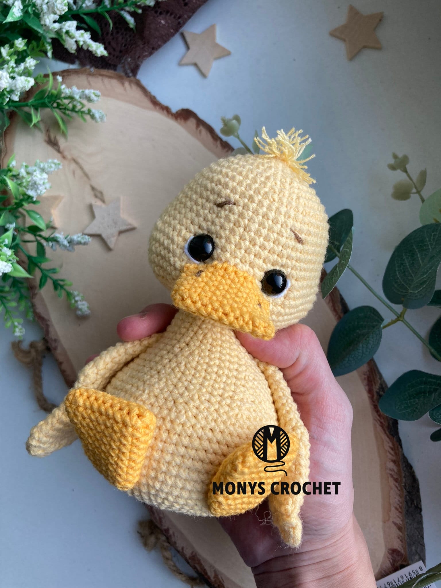 【Tkizw】　アヒル　あみぐるみ 35センチ Tkizw】 アヒル あみぐるみ 35センチ Happy Duck amigurumi
