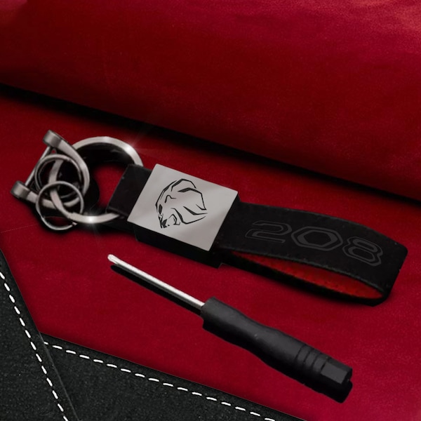 Auto Schlüsselanhänger Für Peugeot - Stylisches Keychain Accessoire