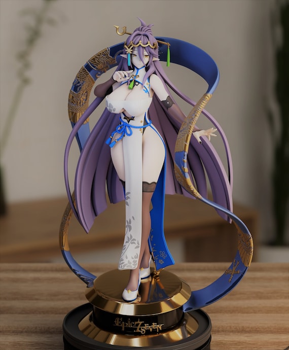 Goddess Magician Figure STL, Ready to Print 3D Model (Digital File)