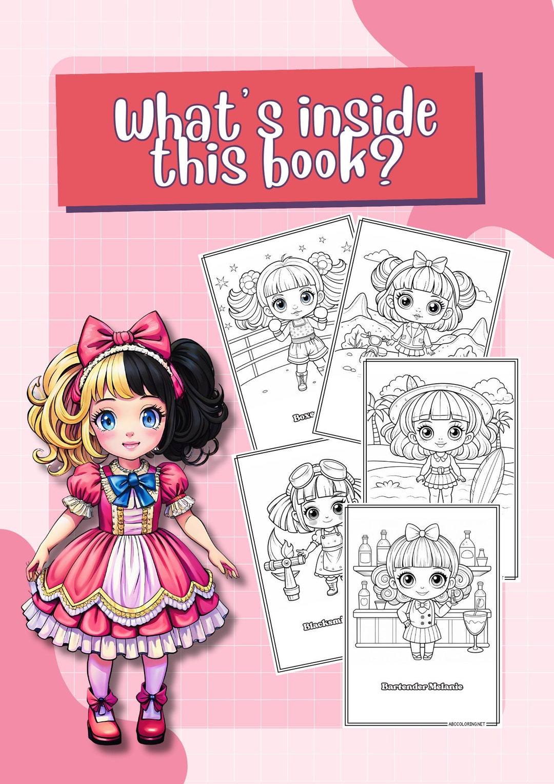 Melanie Martinez Inspired Coloring Book for Kids A Digital Coloring ...
