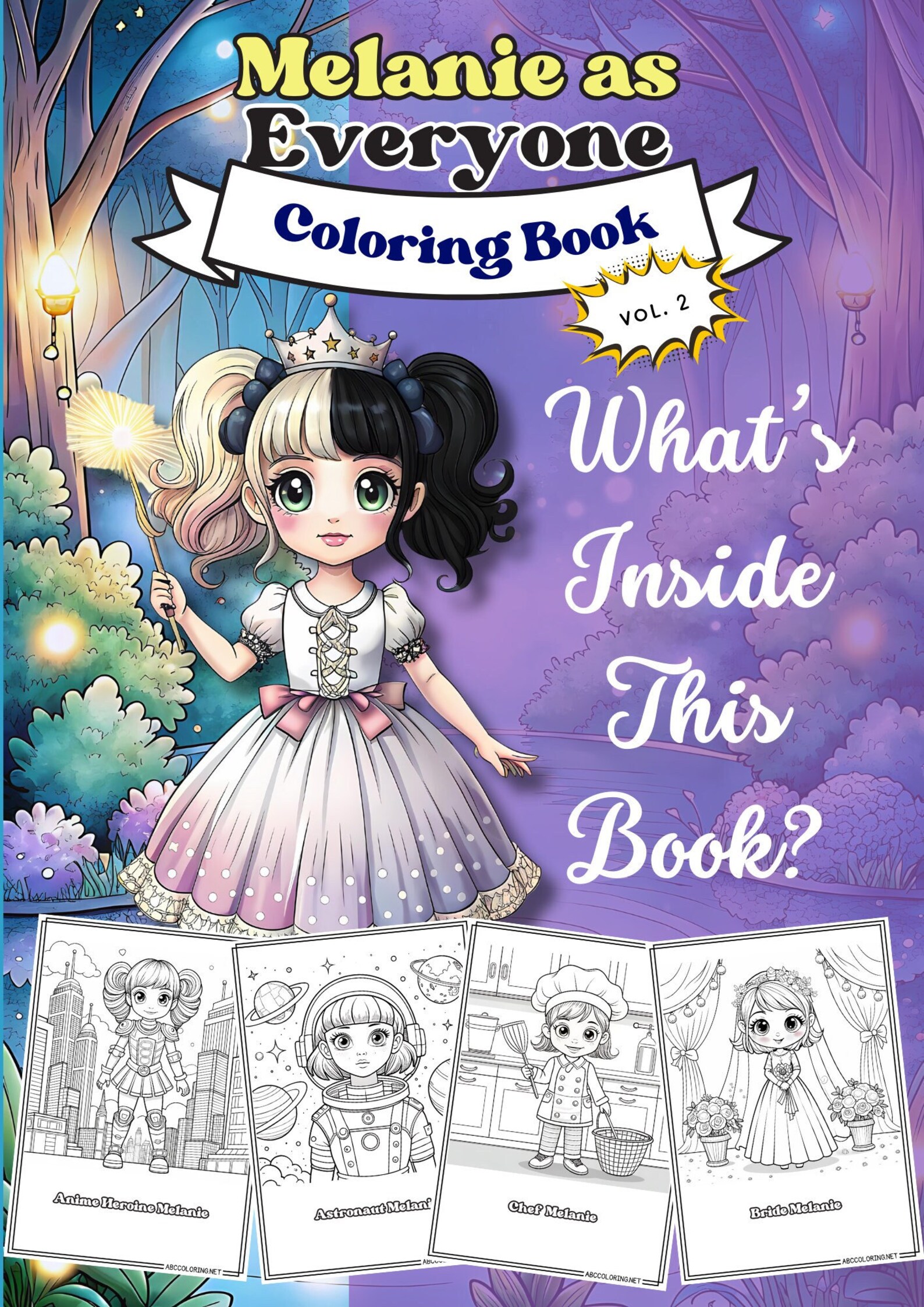 Melanie Martinez Inspired Coloring Book for Kids Volume 2 digital Book ...