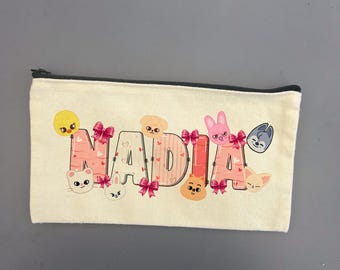 Personalized SKZOO Makeup Bag | Kpop Stray Kids Fan Gift