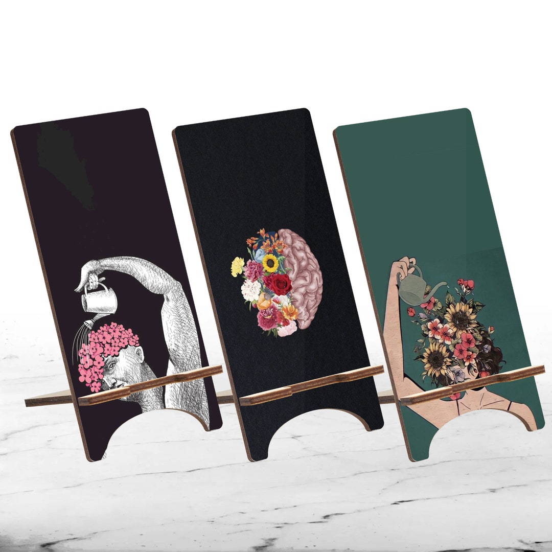 Anatomy Wood Phone Stand Biology Art Holder for iPhone 14 13 Etsy