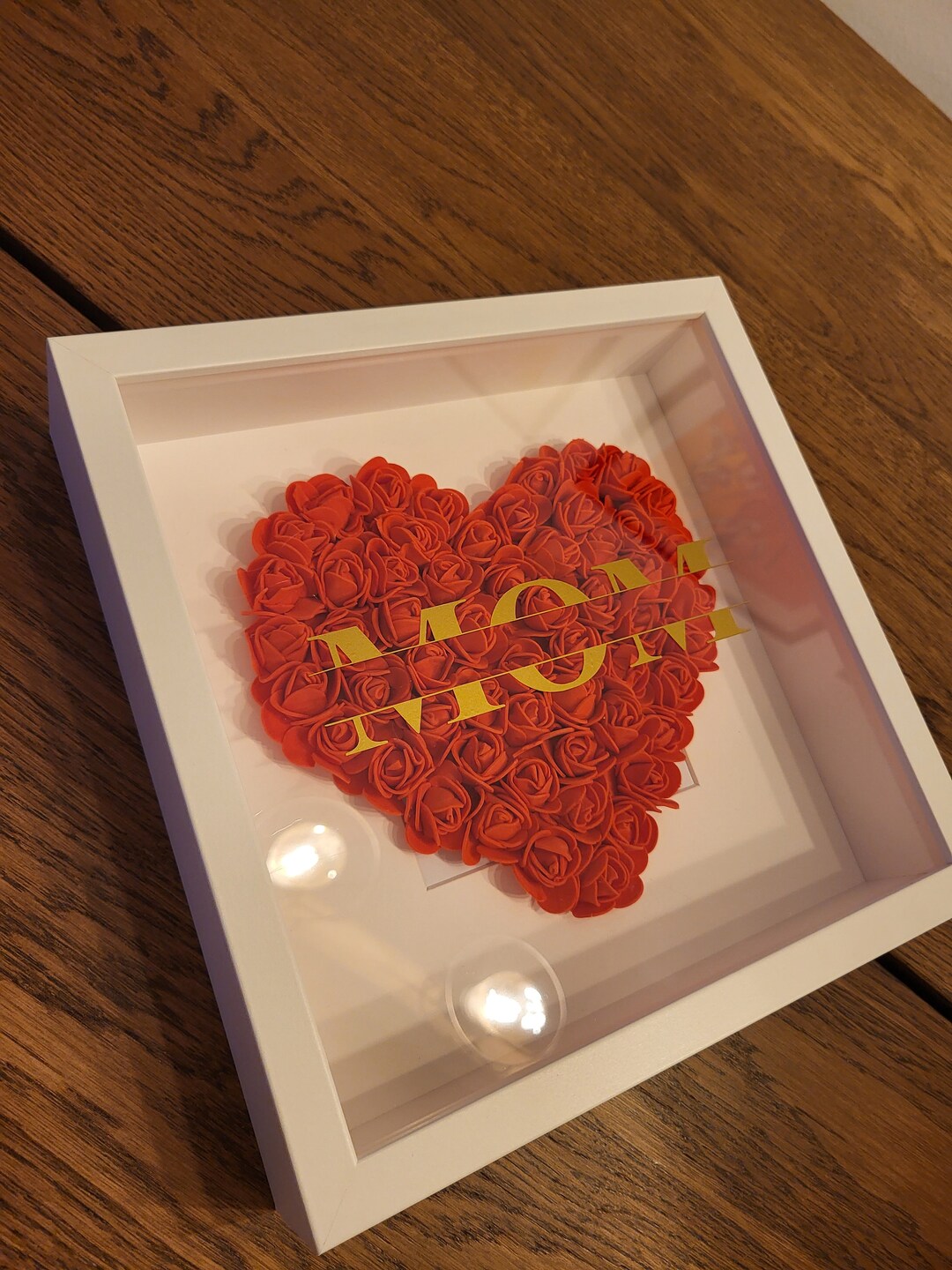 Shadowbox with roses Mothersday spezial Etsy.de