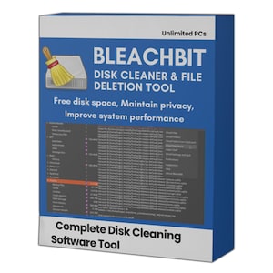 Pacote Completo BleachBit (Limpeza de Disco e Privacidade) (Windows + Linux) (Download Imediato)