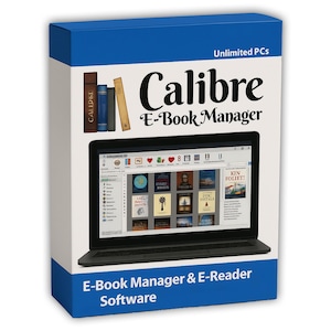 Ultimate Calibre Pack (Hantering och konvertering av e-böcker) (Windows + macOS + Linux) (Omedelbar nedladdning)