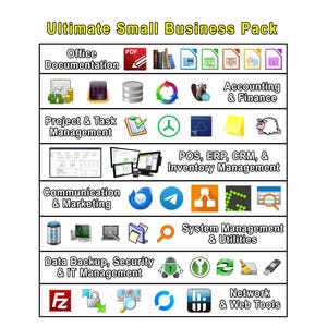 Pacchetto completo per piccole imprese (57 strumenti per il business e la produttività) (download immediato)